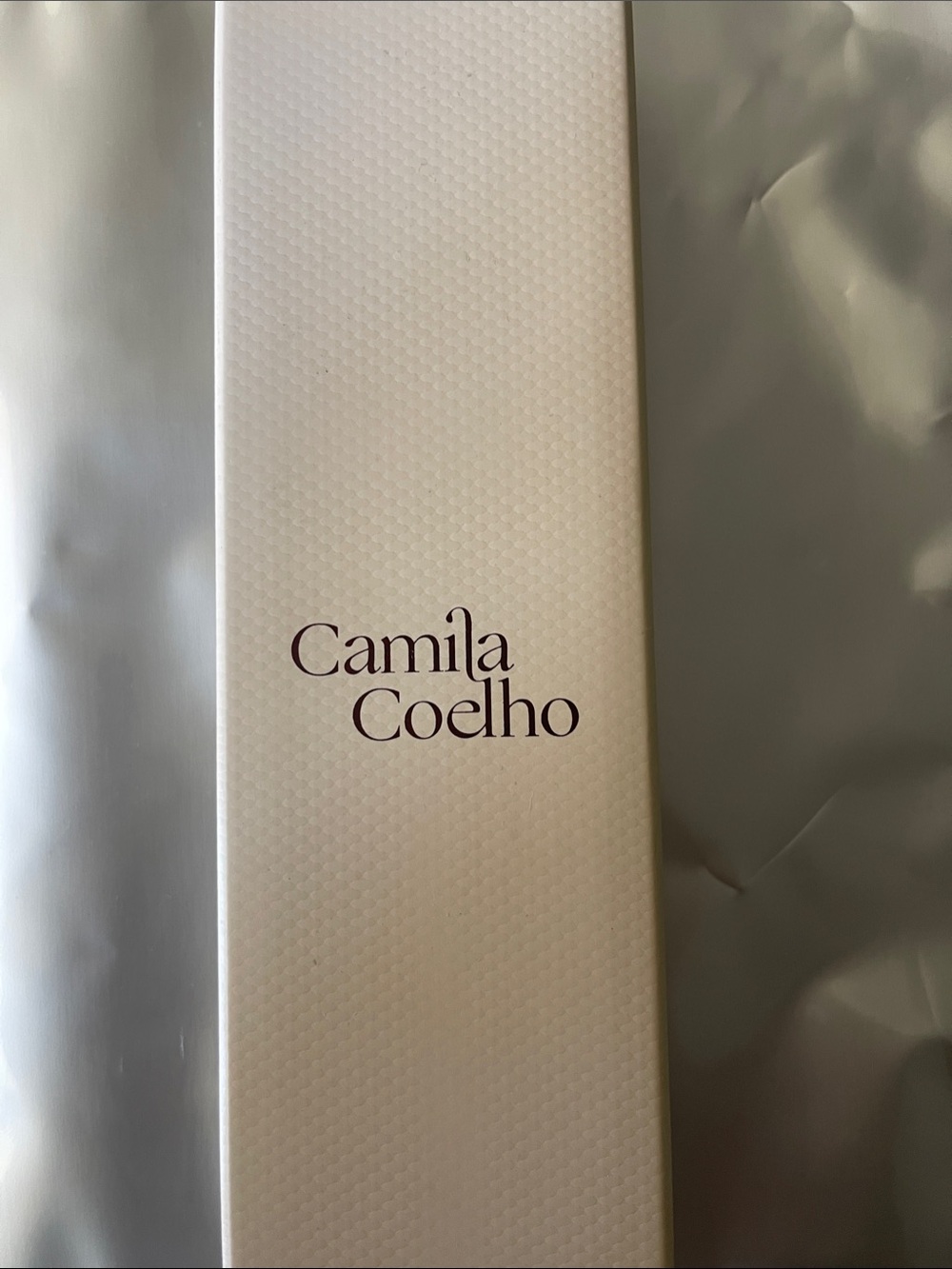 Camila Coelho freshwater pearl necklace featuring lustrous white pearls